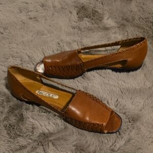 Nicole Tan Women's Flats with Woven Detail